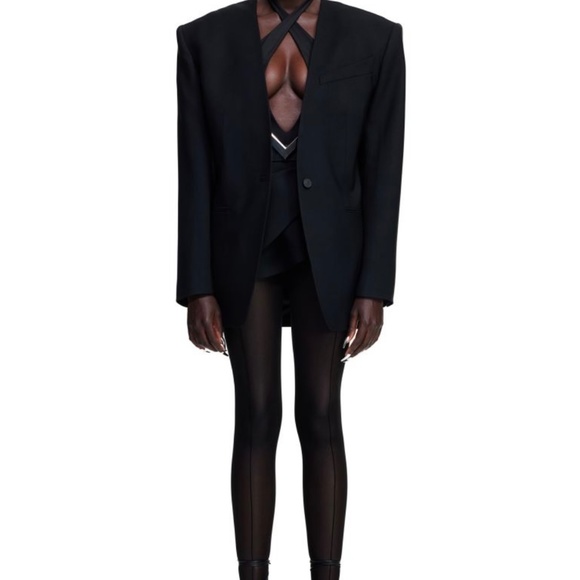 MUGLER H&M Oversized Wool Blazer - Picture 2 of 9